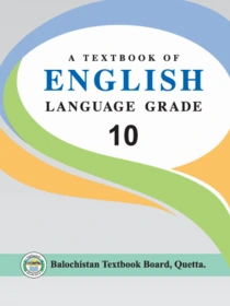 Class 10 English Language Book by Balochistan Textbook Board Quetta