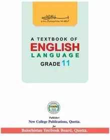 Class 11 English Language Book by Balochistan Textbook Board Quetta