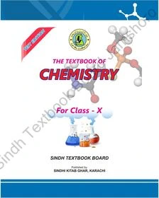 Chemistry X 2022-23 textbook cover Class 10 Sindh Board English Medium SmartParho