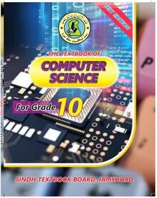 Computer Science X 2021-22 textbook cover Class 10 Sindh Board English Medium SmartParho